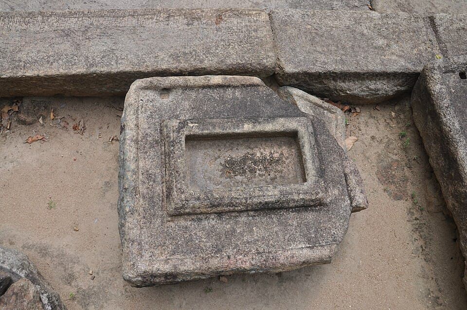 Stone medical tools used at Ritigala monastery hospital